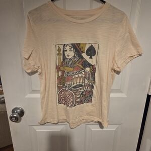 Women's Cream Graphic Tee